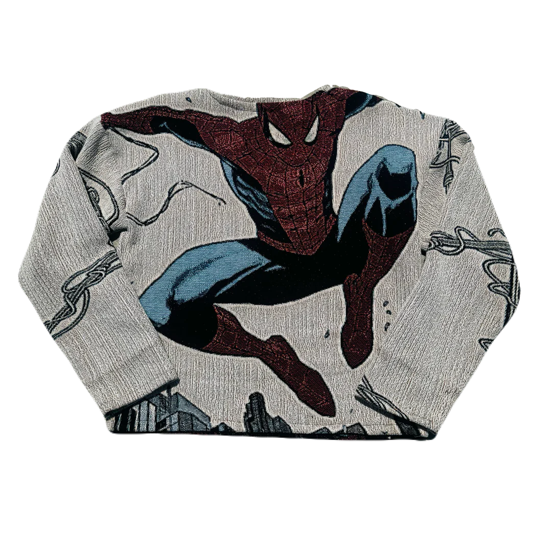 Unisex Spiderweb Style Crewneck