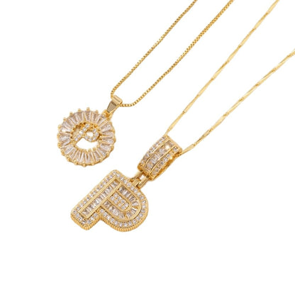 LuminaLetter™ 14K Gold Initial Necklace