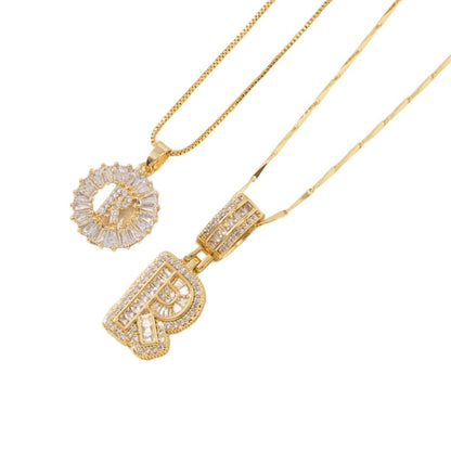 LuminaLetter™ 14K Gold Initial Necklace