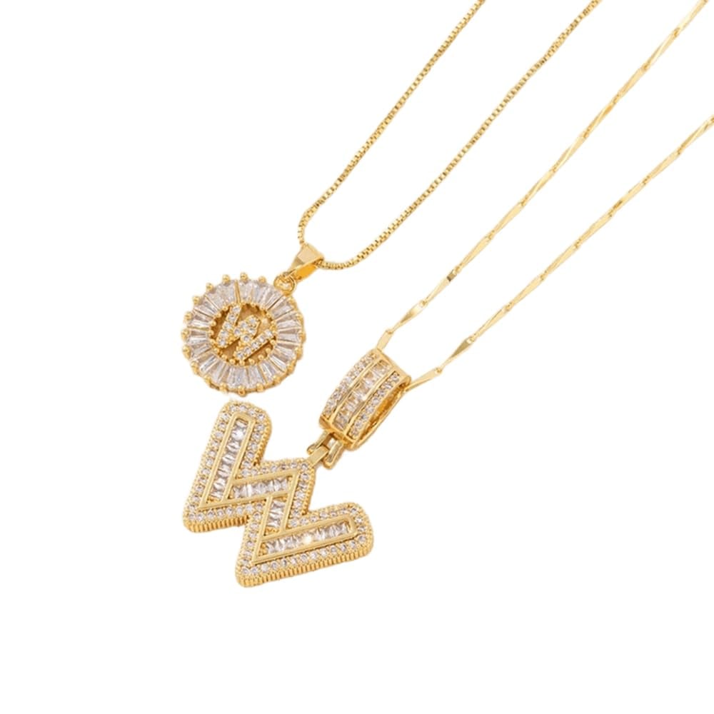 LuminaLetter™ 14K Gold Initial Necklace