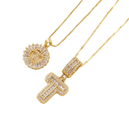LuminaLetter™ 14K Gold Initial Necklace