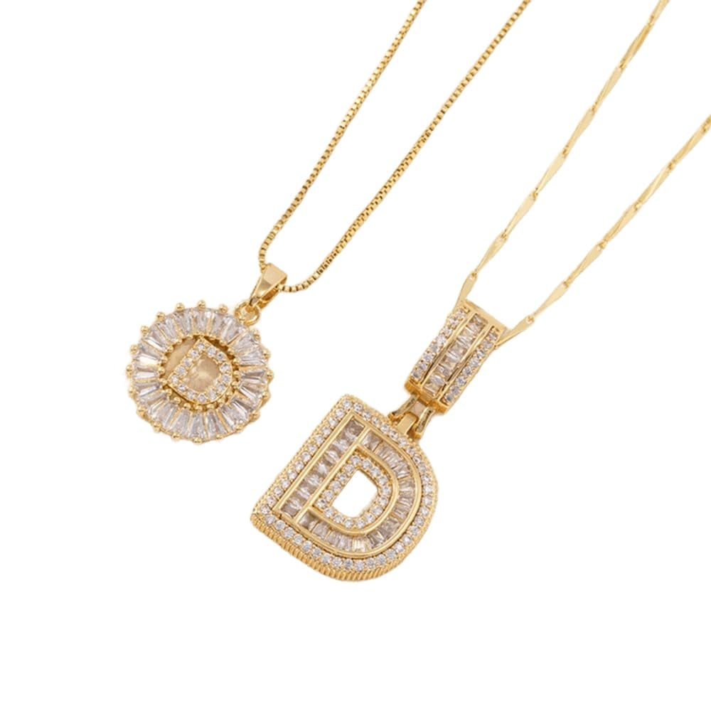 LuminaLetter™ 14K Gold Initial Necklace