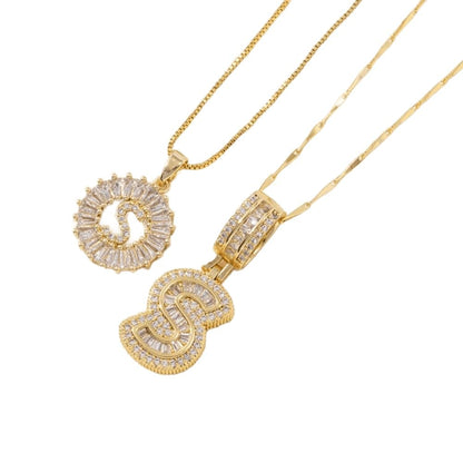 LuminaLetter™ 14K Gold Initial Necklace
