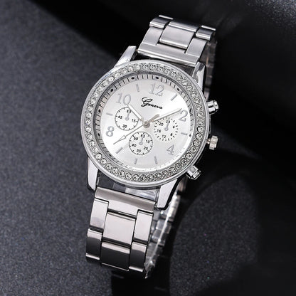 Glamour Timepiece & Jewelry Ensemble