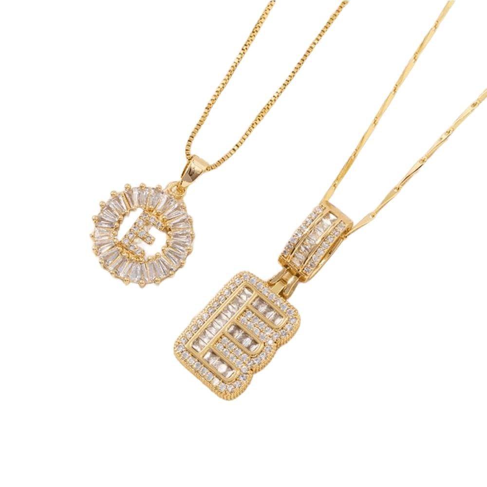 LuminaLetter™ 14K Gold Initial Necklace