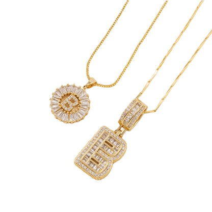 LuminaLetter™ 14K Gold Initial Necklace