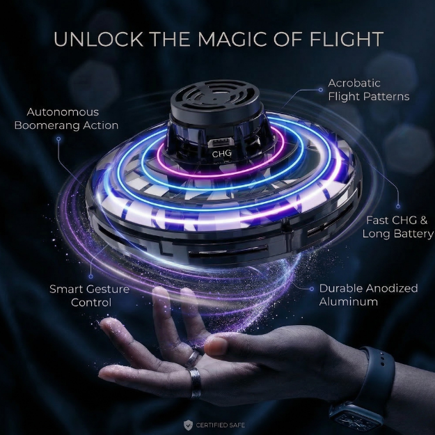 HoverSpin™ Flying Disc Drone