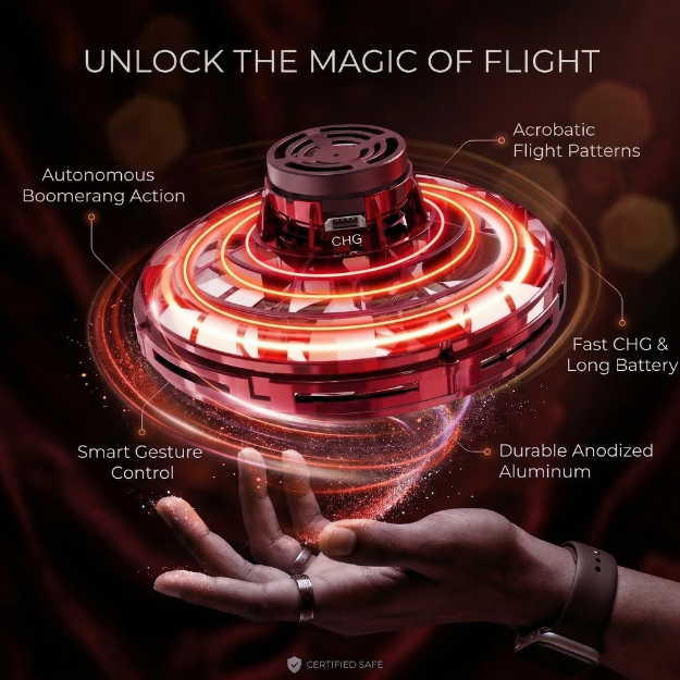 HoverSpin™ Flying Disc Drone