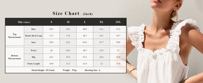 FlutterRuffle™ Flowy Cami & Shorts Se