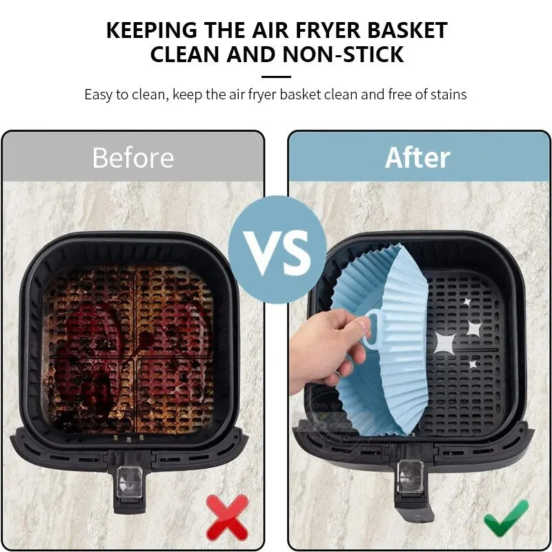 CrispNest™ - Air Fryer Silicone Basket