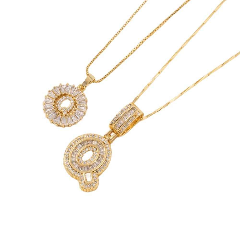 LuminaLetter™ 14K Gold Initial Necklace