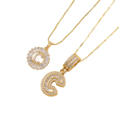 LuminaLetter™ 14K Gold Initial Necklace