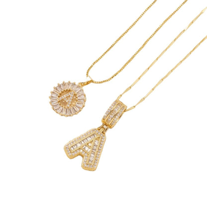 LuminaLetter™ 14K Gold Initial Necklace