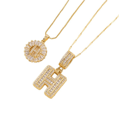 LuminaLetter™ 14K Gold Initial Necklace