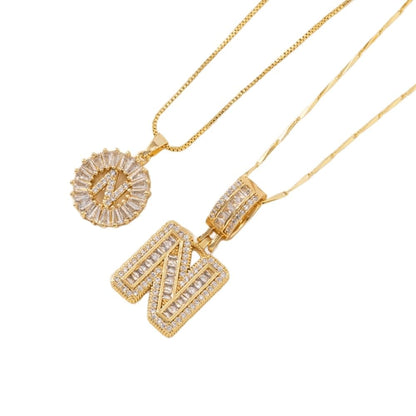 LuminaLetter™ 14K Gold Initial Necklace