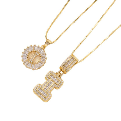 LuminaLetter™ 14K Gold Initial Necklace