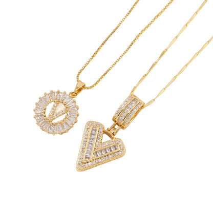 LuminaLetter™ 14K Gold Initial Necklace