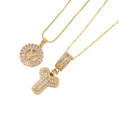 LuminaLetter™ 14K Gold Initial Necklace