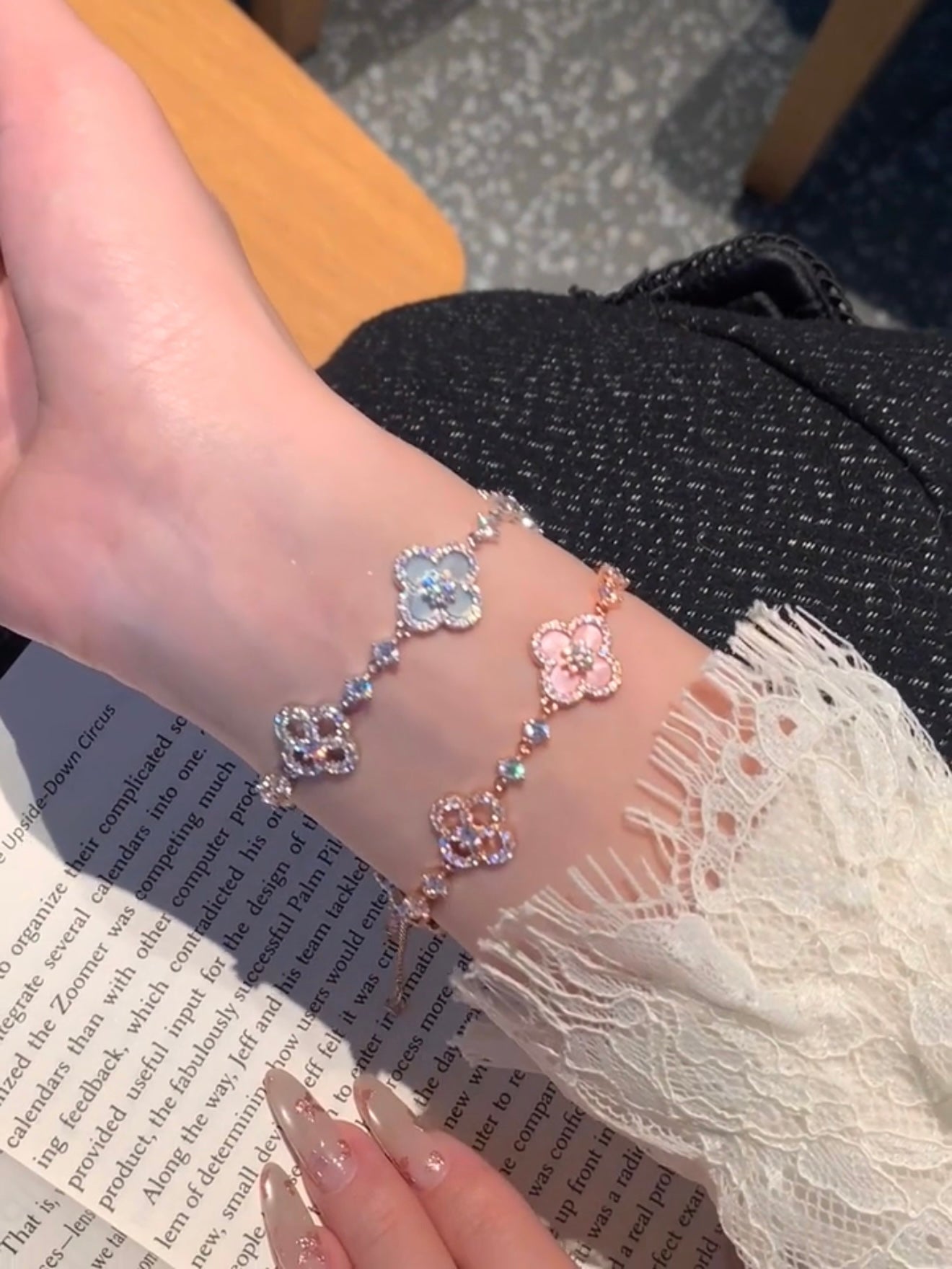 PetalGleam™ Charm Bracelet