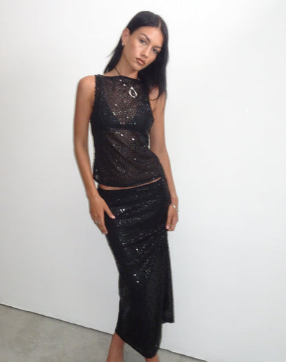 Moonlit Sparkle Top