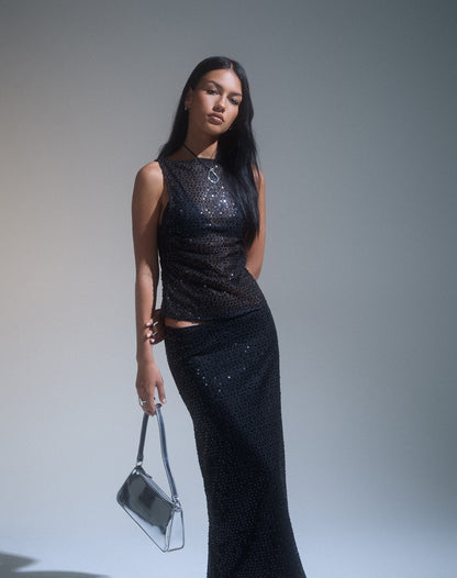 Moonlit Sparkle Top